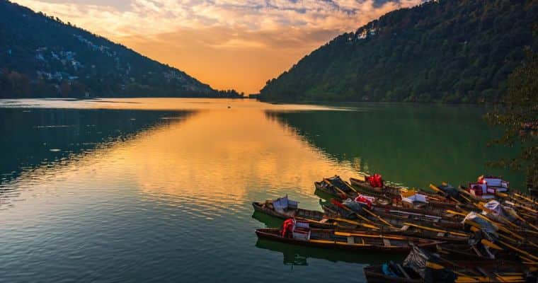 Boating in Naini Lake