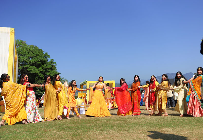 Haldi Ceremony at tarangi resort