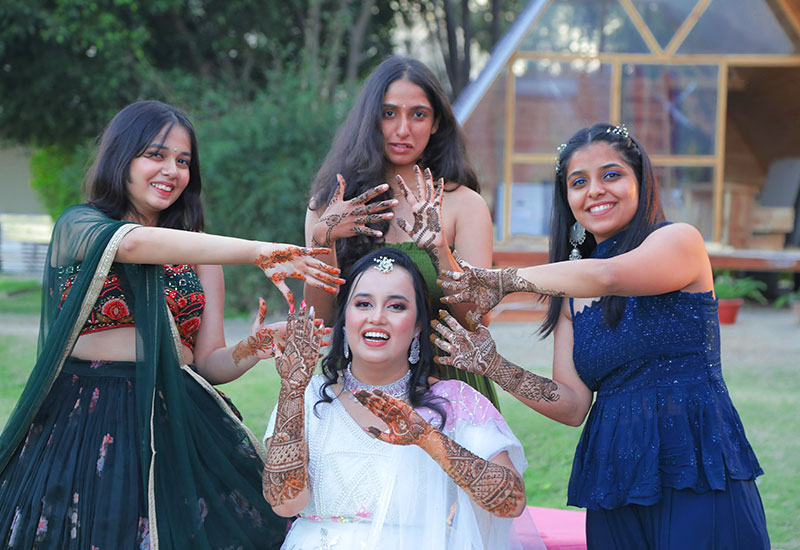 Mehandi Ceremony at tarangi jim corbett