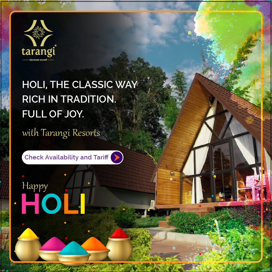 Holi Celebratrion in tarangi resort